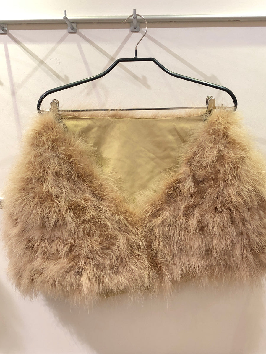 ESTOLA PLUMAS CAMEL