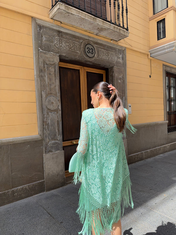 CHAQUETA CRUIJIA VERDE AGUA