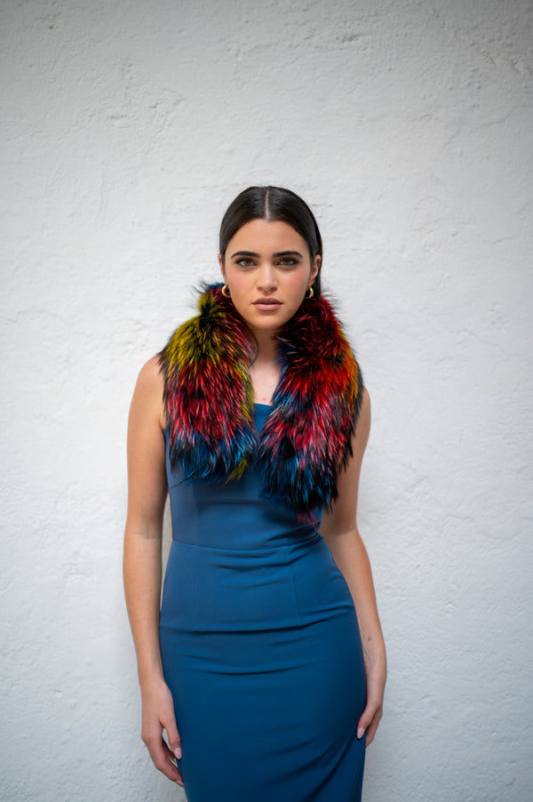 CUELLO PIEL ARCOIRIS